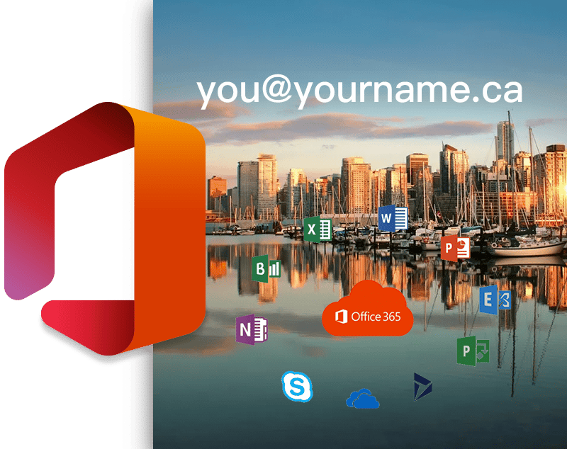office microsoft 365 subscription vancouver skyline in canada