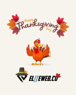 Happy thanksgiving from The Elite Web Company to you. 
Wishing you all a great day filled with 🦃 and ❤️ 
.
.
#thanksgiving #webhost #domainregistration #buildyourwebsitetoday #wordpress #professionalemail #businessemail