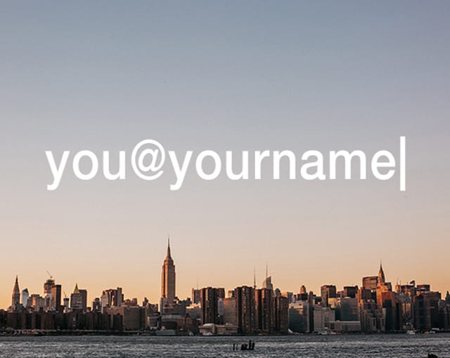 professional email in new york with your own domain name