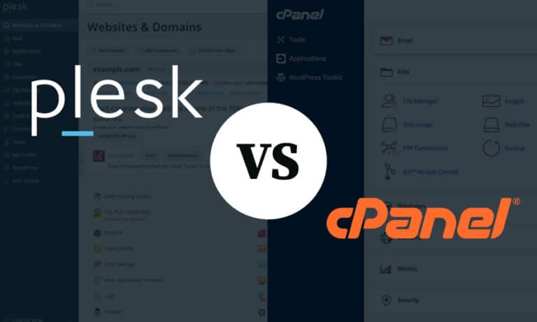 Plesk vs cPanel control panel comparison