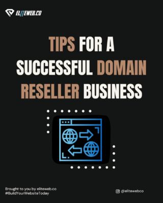 Are you planning on starting your own domain reseller business? Follow these tips to guide you on the road to success. 💪 and grab domains at the same price as us by visiting eliteweb.co/reseller-program/
#elitewebco #hosting #domain #website #business #reseller #tips #buildyourwebsitetoday #resellerhosting