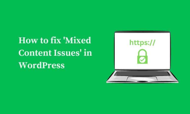 This article will guide you with how to fix Mixed Content Issues in WordPress
