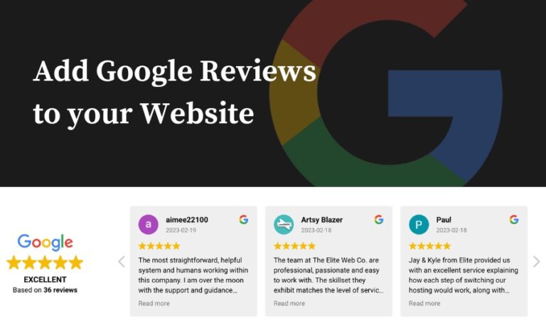 How to get google reviews on your wordpress website