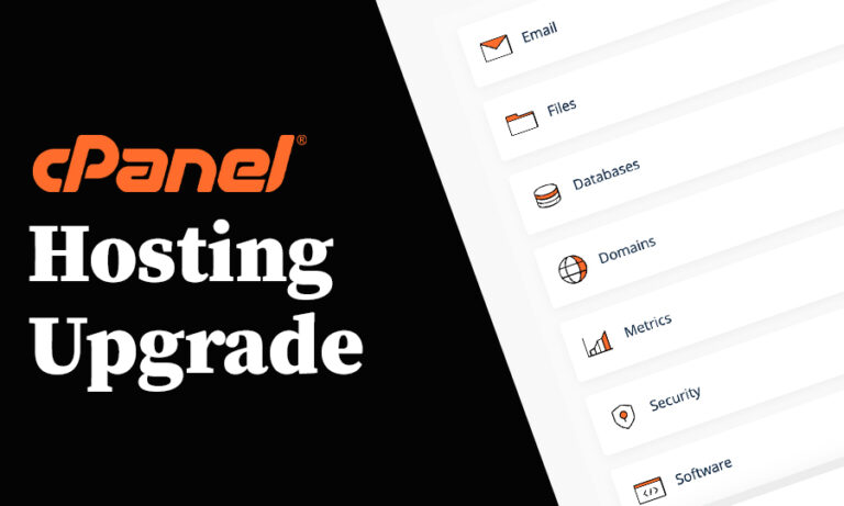 Hosting Upgrade for cPanel Hosting & Web Hosting Plus!