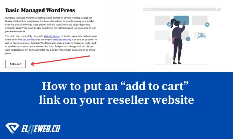 How to put an “add to cart” link on your reseller website