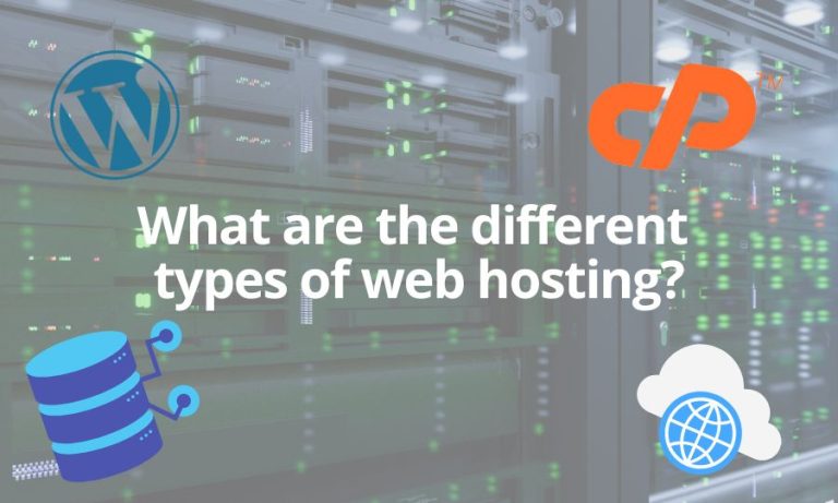different types of web hosting