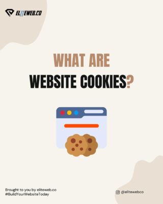 What are website cookies? Here's a brief explanation💻🍪 

#elitewebco #websitecookies #cookies #digitalprivacy #webhosting #fasthosting #hosting #website #buildyourwebsitetoday