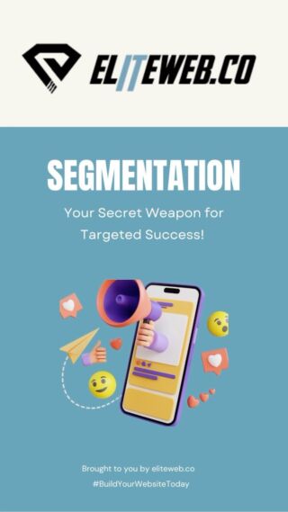 🎯 Audience Segmentation is a great strategy to reach specific targeted groups. Swipe to learn more. 👉💡
 
#elitewebco #email #audience #segmentation #mailchimp #website #web #webhosting #buildyourwebsitetoday